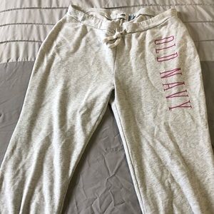 Medium Old Navy grey sweat pants